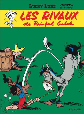 Couverture du livre « Lucky Luke Tome 19 : les rivaux de Painful Gulch » de Rene Goscinny et Morris aux éditions Dupuis