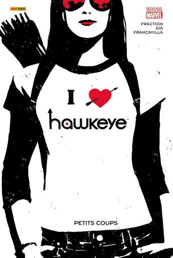 Couverture du livre « Hawkeye t.2 : petits coups » de Matt Fraction et Collectif aux éditions Panini