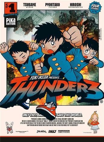 Couverture du livre « Thunder 3 Tome 1 » de Yuki Ikeda aux éditions Pika