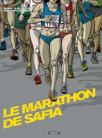 Couverture du livre « Le marathon de Safia » de Sebastien Verdier aux éditions Paquet