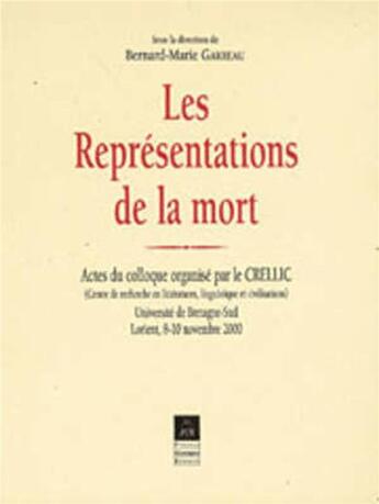 Couverture du livre « Les Représentations de la mort » de Pur aux éditions Pu De Rennes