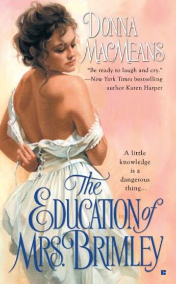 Couverture du livre « The Education of Mrs. Brimley » de Macmeans Donna aux éditions Penguin Group Us