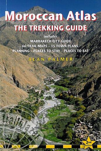 Couverture du livre « Moroccan atlas ; the rekking guide (2e édition) » de Alan Palmer aux éditions Trailblazer