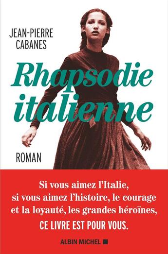 Couverture du livre « Rhapsodie italienne » de Jean-Pierre Cabanes aux éditions Albin Michel