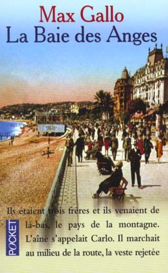 Couverture du livre « Baie Des Anges T.1 Baie Des Anges » de Max Gallo aux éditions Pocket