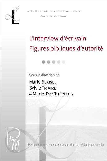 Couverture du livre « L'interview d'écrivain. Figures bibliques d'autorité » de  aux éditions Epagine