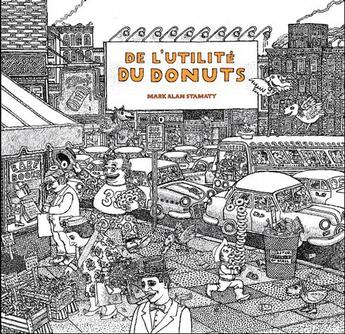 Couverture du livre « De l'utilité du donuts » de Mark Alan Stamaty aux éditions Actes Sud