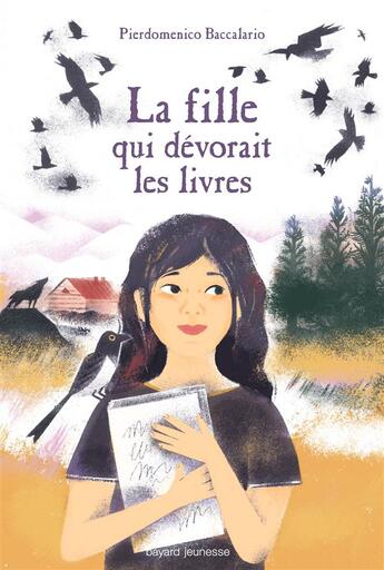 Couverture du livre « La fille qui dévorait les livres » de Pierdomenico Baccalario aux éditions Bayard Jeunesse