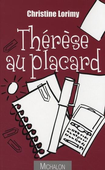 Couverture du livre « Thérèse au placard » de Christine Lorimy aux éditions Michalon