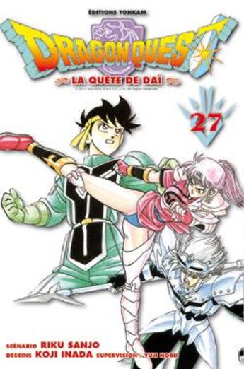 Couverture du livre « Dragon quest - la quête de Daï Tome 27 » de Riku Sanjo et Koji Inada aux éditions Delcourt