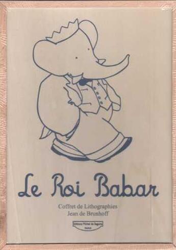 Couverture du livre « Le voyage de Babar ; coffret » de Jean De Brunhoff aux éditions Michel De Seguins