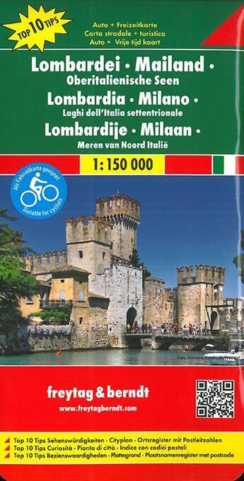 Couverture du livre « Lombardy milan lakes in nothern italy » de  aux éditions Freytag Und Berndt