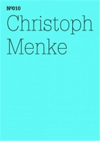 Couverture du livre « Documenta 13 vol 10 christoph menke asthetik der gleichheit /anglais/allemand » de Menke Christoph aux éditions Hatje Cantz