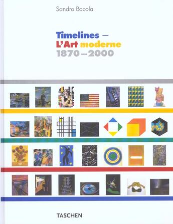 Couverture du livre « Timelines - lart moderne. 1870-2000 - va » de  aux éditions Taschen