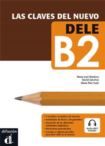 Couverture du livre « Claves del nuevo dele b2 » de  aux éditions La Maison Des Langues