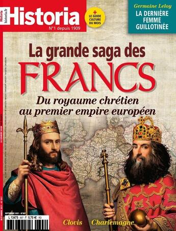 Couverture du livre « Historia n 897 : septembre 2021 » de  aux éditions L'histoire