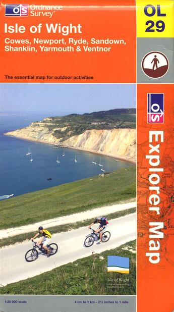 Couverture du livre « Isle of wight » de  aux éditions Ordnance Survey