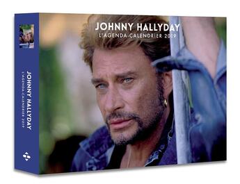 Couverture du livre « L'agenda-calendrier Johnny Hallyday (édition 2019) » de  aux éditions Hugo Image