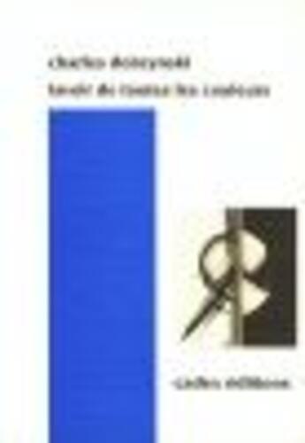 Couverture du livre « Lavoir de toutes les couleurs » de Charles Dobzynski aux éditions Cadex