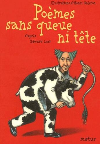 Couverture du livre « Poèmes sans que ni tête » de Francois David et Henri Galeron aux éditions Motus