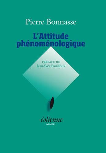 Couverture du livre « L'attitude phenomenologique » de  aux éditions Eoliennes