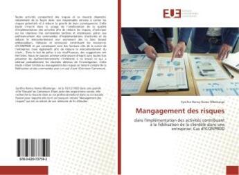 Couverture du livre « Mangagement des risques » de Nancy Nama Mbatonga aux éditions Editions Universitaires Europeennes