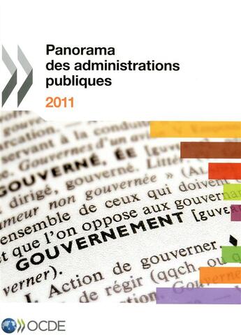 Couverture du livre « Panorama des administrations publiques 2011 » de  aux éditions Ocde