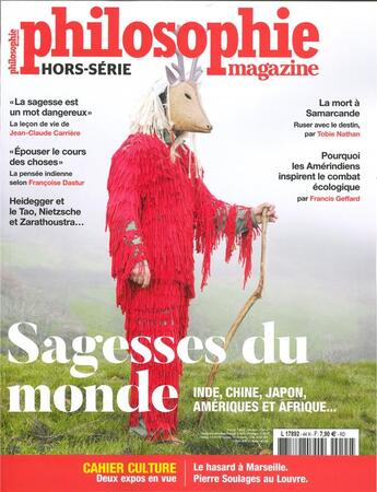 Couverture du livre « Philosophie magazine hs n 44 sagesses du monde - janvier 2020 » de  aux éditions Philo Revue