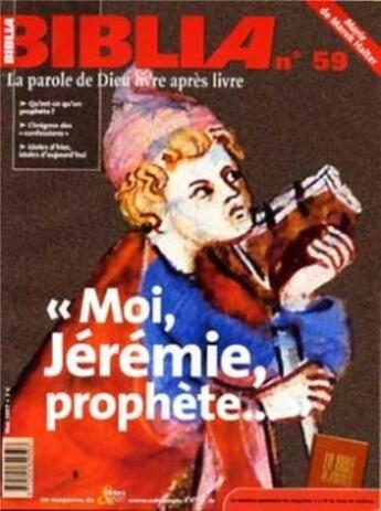 Couverture du livre « REVUE BIBLIA » de Elena Di Pede aux éditions Cerf