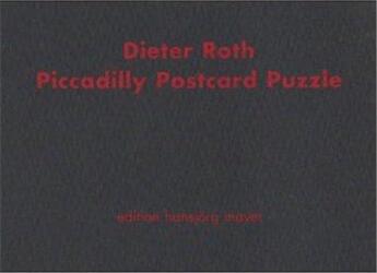 Couverture du livre « Dieter Roth Piccadilly Postcard Puzzle /Anglais » de Dieter Roth aux éditions Thames & Hudson