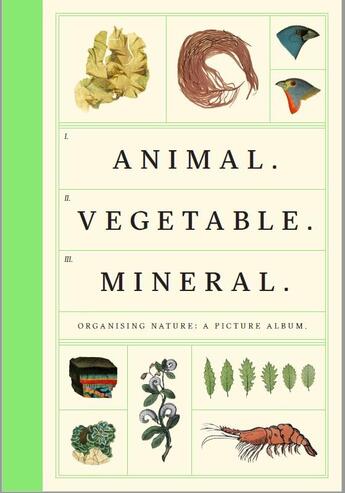 Couverture du livre « Animal vegetable mineral » de  aux éditions Thames & Hudson