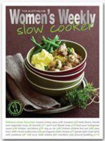 Couverture du livre « Slow cooker » de  aux éditions Australian Women's