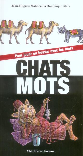 Couverture du livre « Les chats-mots » de Malineau Jean Hugues aux éditions Albin Michel