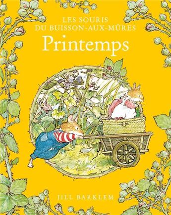 Couverture du livre « Les Souris du buisson-aux-mûres Tome 1 : Le Printemps » de Jill Barklem aux éditions Qilinn