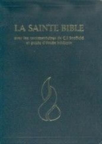 Couverture du livre « Bible neg scofield fibrocuir tr.or noir » de Scofield C.I. aux éditions La Maison De La Bible