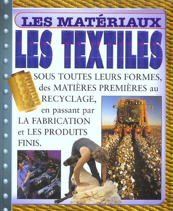 Couverture du livre « Les textiles » de Steve Parker aux éditions Circonflexe