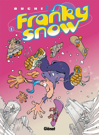 Couverture du livre « Franky Snow Tome 1 : slide à mort » de Eric Buche aux éditions Glenat