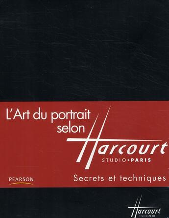 Couverture du livre « L'art du portrait selon Harcourt ; coffret » de Harcourt aux éditions Pearson