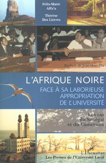 Couverture du livre « Afrique noire face a sa laborieuse appropriation de l' » de Affa'A F.M. Des Lie aux éditions L'harmattan