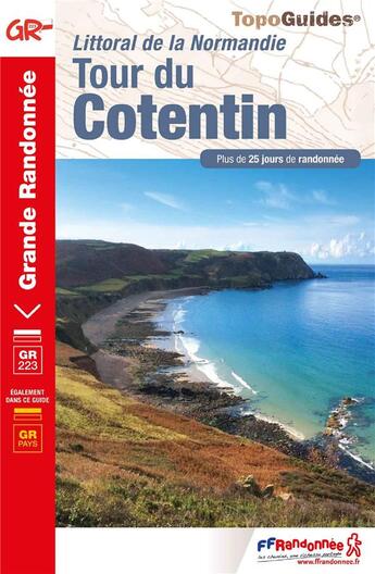 Couverture du livre « Littoral du Cotentin ; tour du Cotentin » de  aux éditions Ffrp