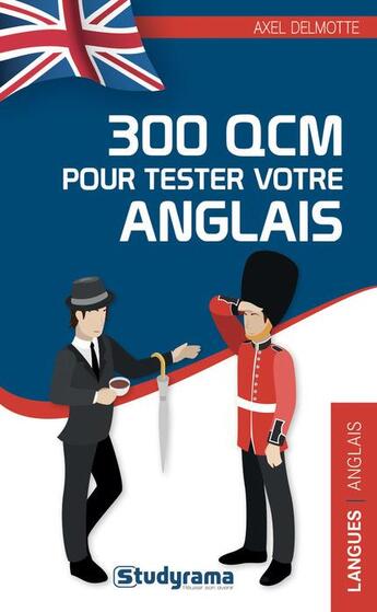 Couverture du livre « 300 qcm pour tester votre anglais » de Maribel Molio aux éditions Studyrama