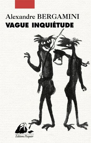 Couverture du livre « Vague inquiétude » de Alexandre Bergamini aux éditions Picquier