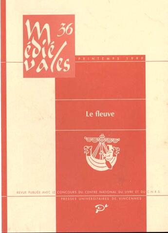 Couverture du livre « Le fleuve » de  aux éditions Pu De Vincennes