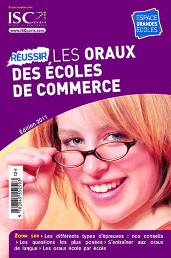 Couverture du livre « Réussir les oraux des écoles de commerce (édition 2011) » de  aux éditions Hobsons