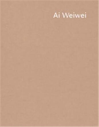 Couverture du livre « Ai Weiwei : disposition » de Ai Weiwei aux éditions Walther Konig