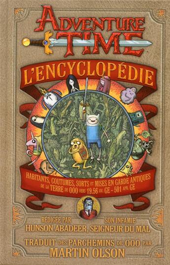 Couverture du livre « L'encyclopédie Adventure Time » de Martin Olson aux éditions 404 Editions