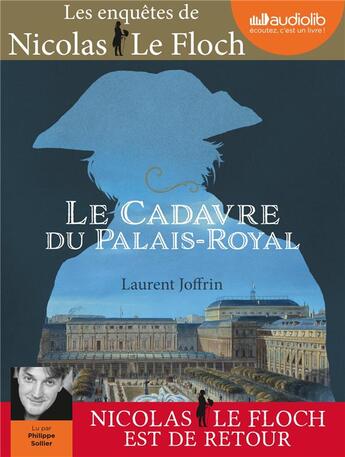 Couverture du livre « Les enquetes de nicolas le floch - t15 - le cadavre du palais-royal - livre audio 1cd mp3 » de Laurent Joffrin aux éditions Audiolib