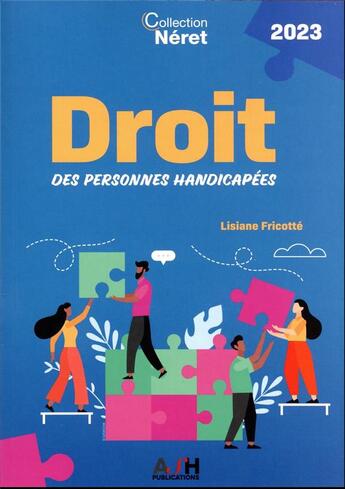 Couverture du livre « Droit des personnes handicapées (édition 2023) » de Lisiane Fricotte aux éditions Ash