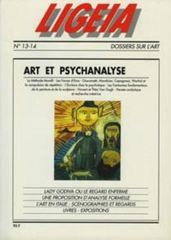 Couverture du livre « Ligeia n 13 art et psychanalyse » de  aux éditions Revue Ligeia
