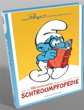 Couverture du livre « Schtroumpfopédie » de Christian Marmonnier aux éditions Huginn & Muninn